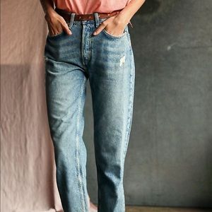 NWT Free People High-rise Mom Jeans size 26